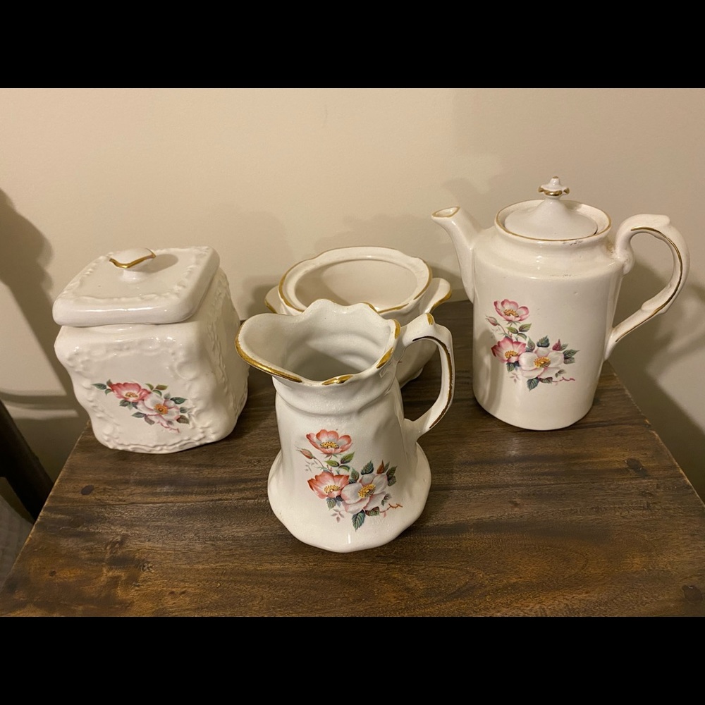 The House of Webster vintage teapot accessories